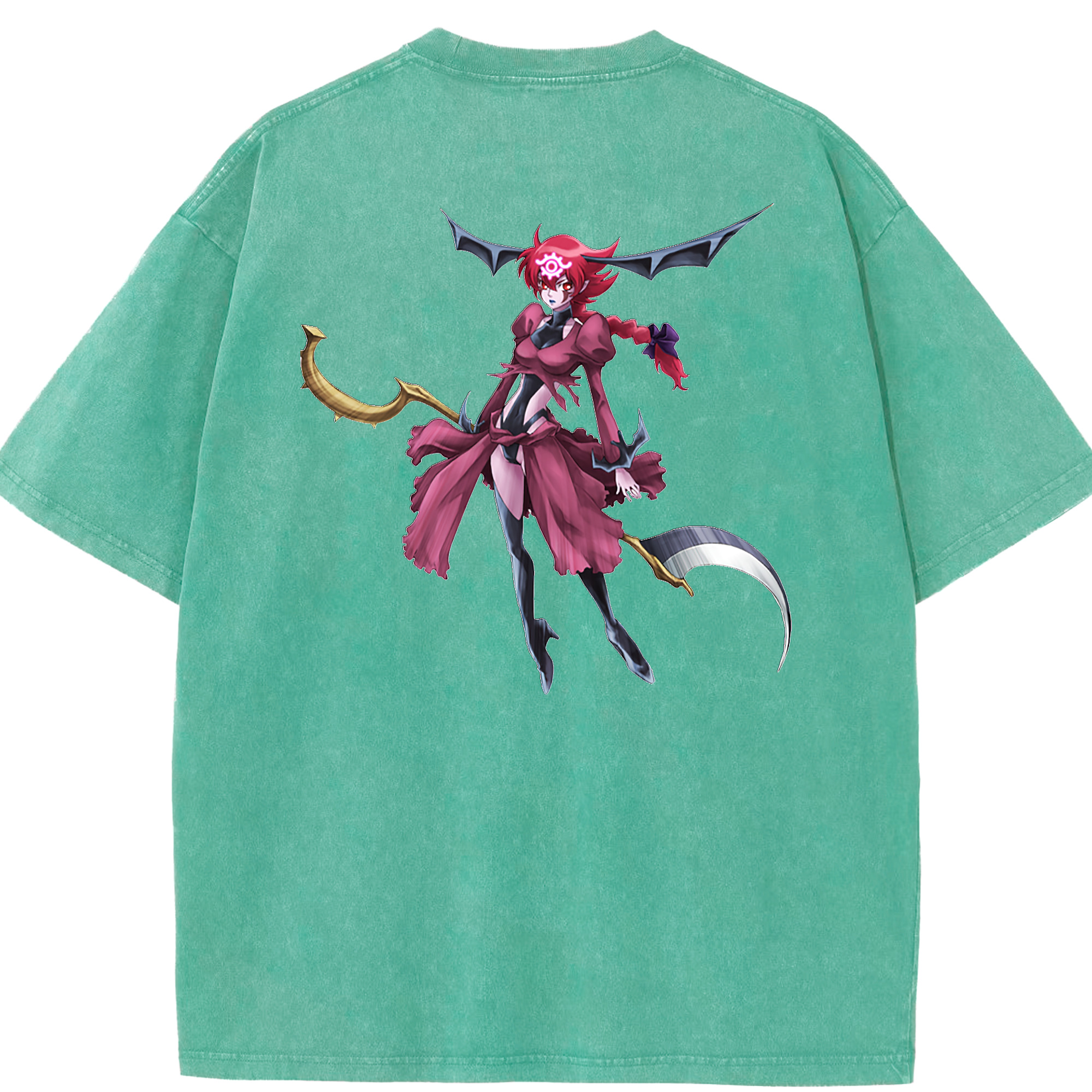 （画像用） 遊☆戯☆王 Yu-Gi-Oh! 綿100% ヴィンテージ風 半袖Tシャツ（背面プリント）
